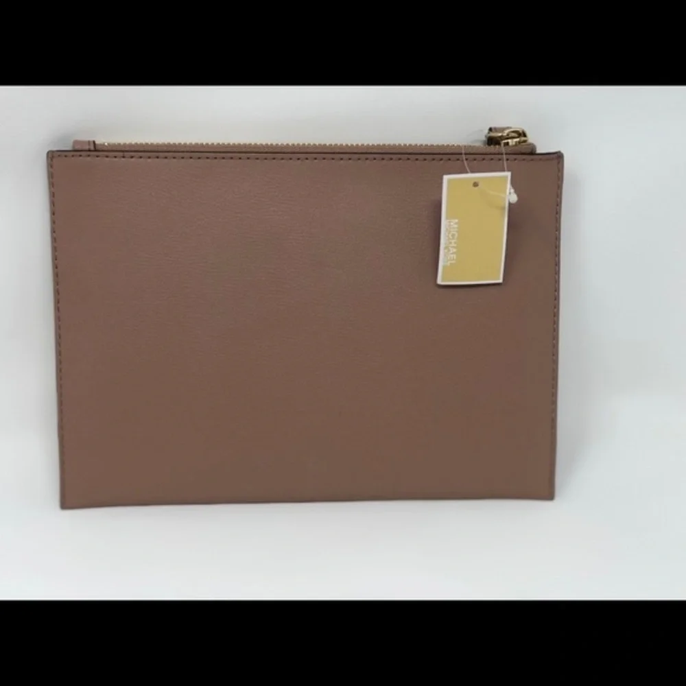 Michael kors nouveau Large clutch wristlet FAWN